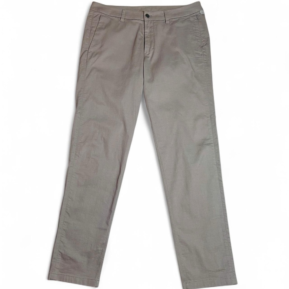 Lululemon Commission Pant Slim Oxford Gull Grey/White Men’s Size W34 L32 Golf - Picture 6 of 12